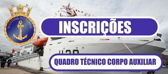 inscricoes-concurso-quadro-tecnico-do-corpo-auxiliar-marinha